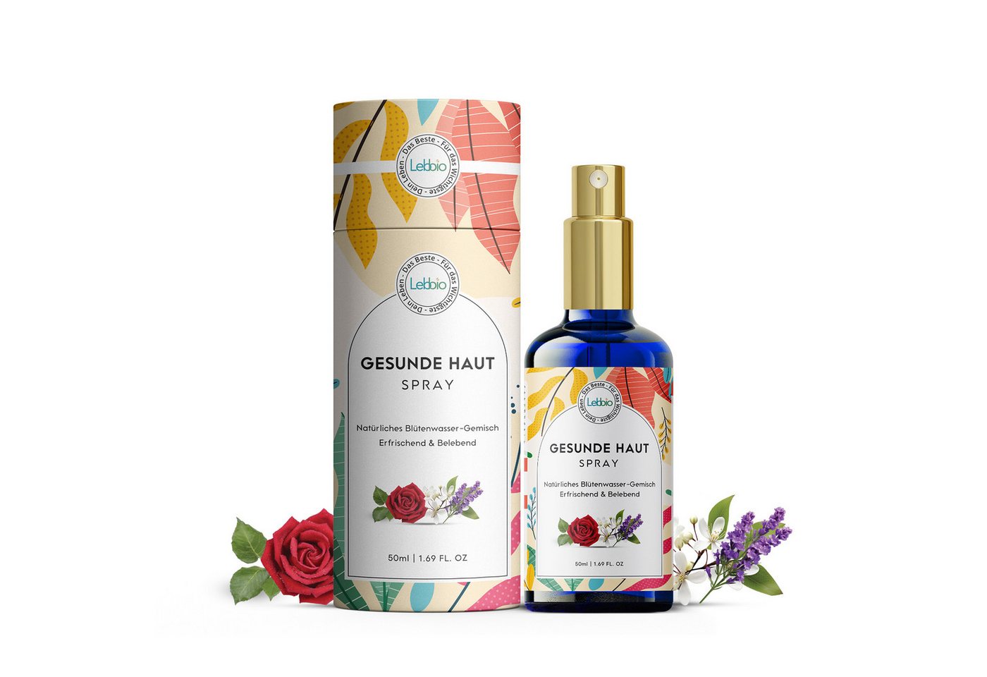Lebbio Körperöl Gesunde Haut Spray - 100% natürliche Ölmischung, Verbessert Hautflora, beruhigt, erfrischt, fördert strahlende Haut. Lebbio Körperöl Gesunde Haut Spray - 100% natürliche Ölmischung, Verbessert Hautflora, beruhigt, erfrischt, fördert strahlende Haut. von Lebbio