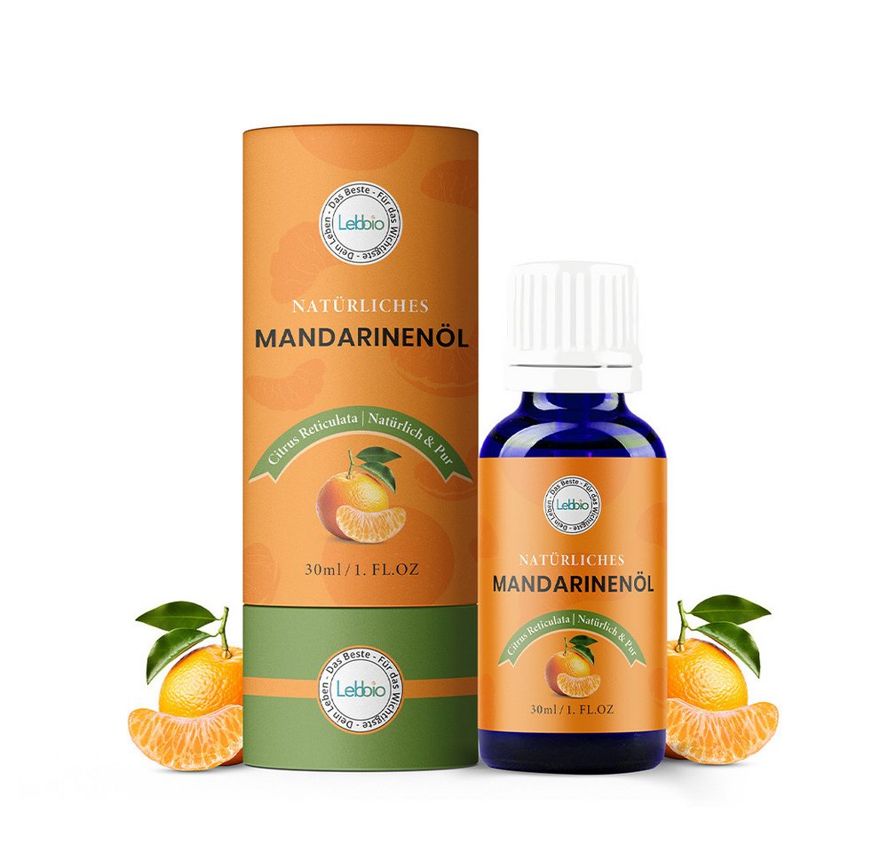 Lebbio Körperöl Mandarinenöl – 100% pur & natürlich, 30ml Inhalt Lebbio Körperöl Mandarinenöl – 100% pur & natürlich, 30ml Inhalt von Lebbio