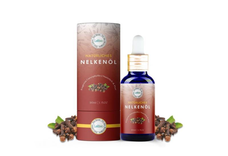 Lebbio Körperöl Nelkenöl – 100% Pur und natürlich, 30 ml Inhalt Lebbio Körperöl Nelkenöl – 100% Pur und natürlich, 30 ml Inhalt von Lebbio
