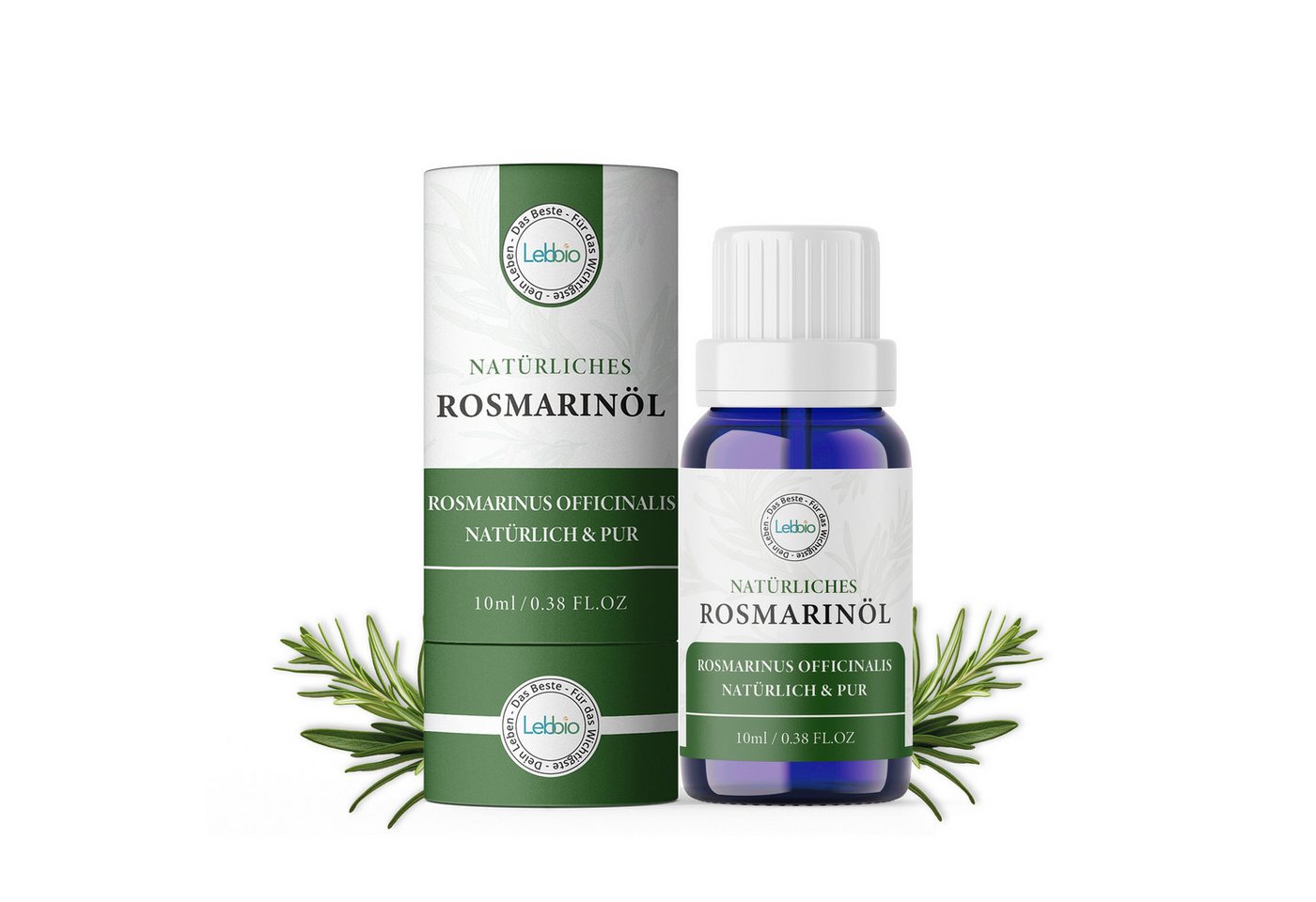 Lebbio Körperöl Rosmarinöl – 100% Pur und natürlich, wirkt entzündungshemmend und fördert die Konzentration Lebbio Körperöl Rosmarinöl – 100% Pur und natürlich, wirkt entzündungshemmend und fördert die Konzentration von Lebbio