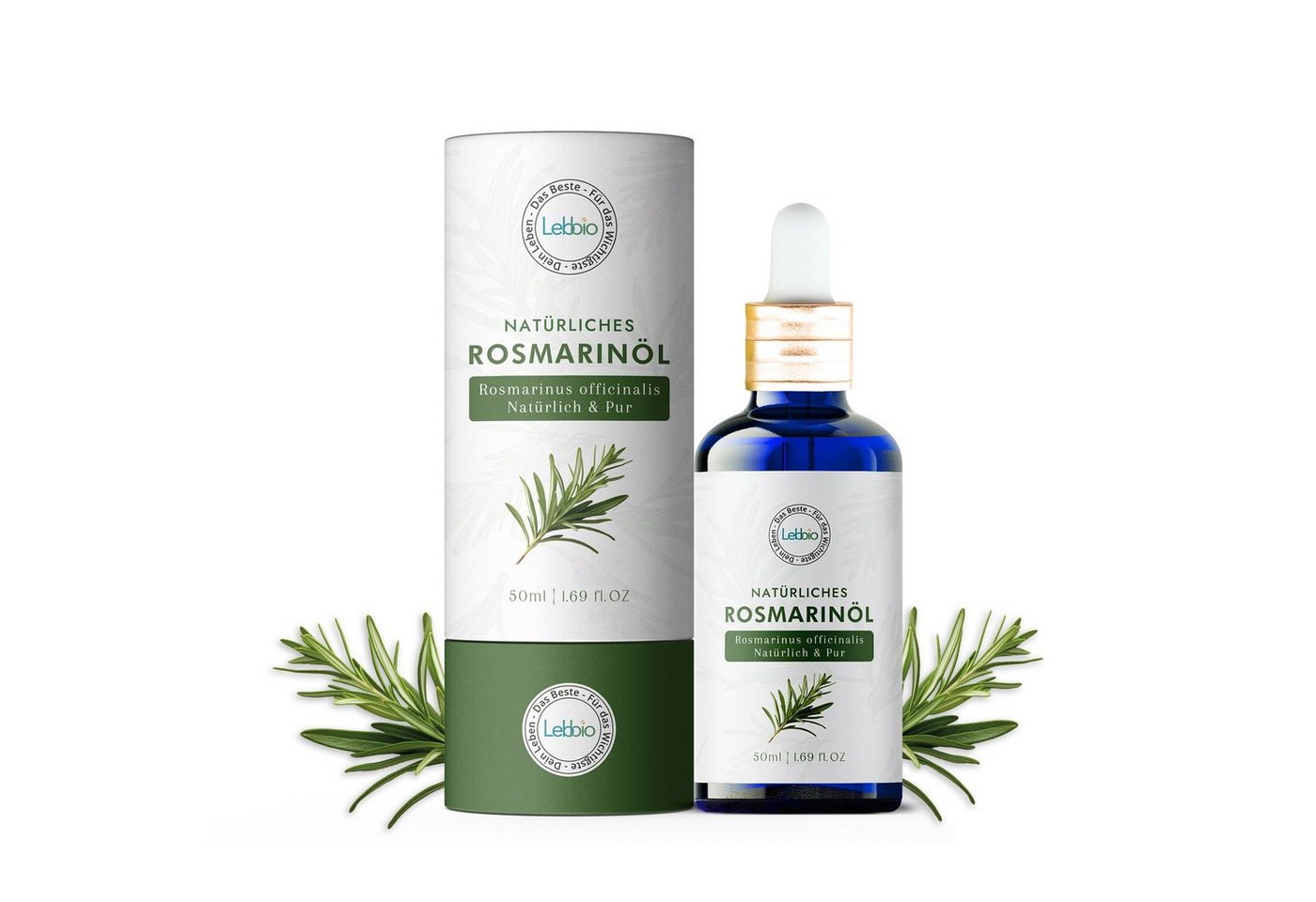 Lebbio Körperöl Rosmarinöl – 100% Pur und natürlich, wirkt entzündungshemmend und fördert die Konzentration Lebbio Körperöl Rosmarinöl – 100% Pur und natürlich, wirkt entzündungshemmend und fördert die Konzentration von Lebbio