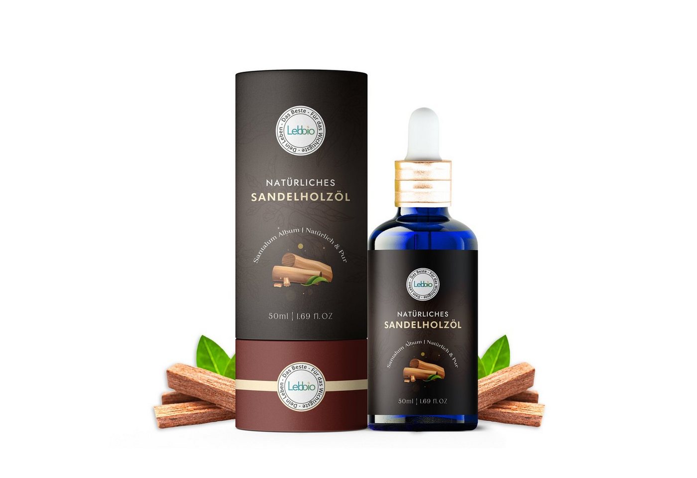 Lebbio Körperöl Sandelholzöl – 100% Pur und natürlich, Stimmungsaufhellend, entzündungshemmend Lebbio Körperöl Sandelholzöl – 100% Pur und natürlich, Stimmungsaufhellend, entzündungshemmend von Lebbio