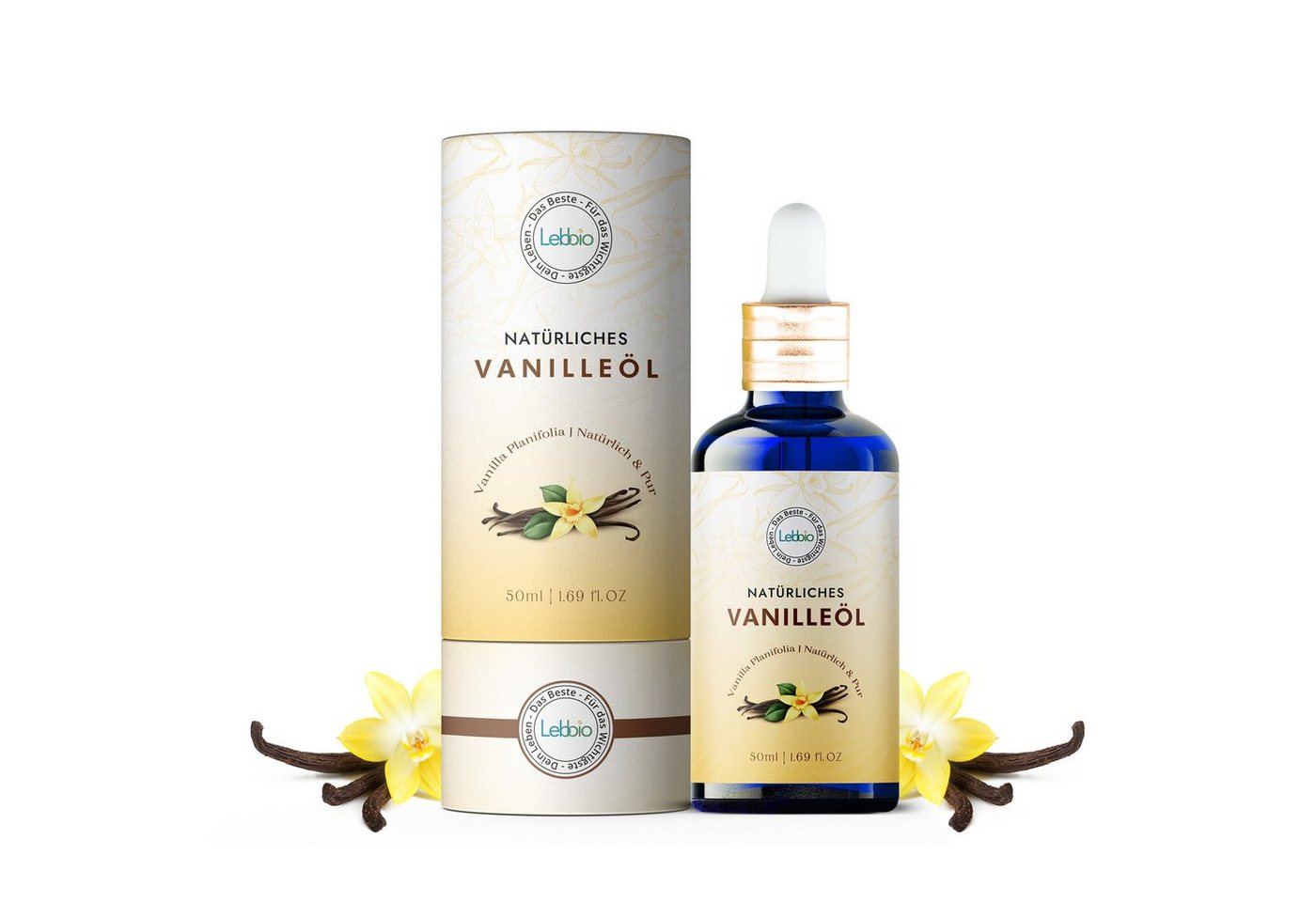 Lebbio Körperöl Vanilleöl – 100% Pur und natürlich, wirkt stressreduzierend und beruhigend Lebbio Körperöl Vanilleöl – 100% Pur und natürlich, wirkt stressreduzierend und beruhigend von Lebbio