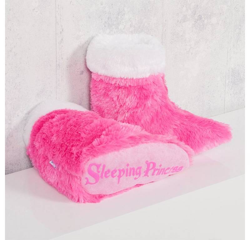 LebensWohnArt Kinder Hausschuhe / Bettschuhe "SLEEPING PRINCESS" Größe 30/32 Hausschuh von LebensWohnArt