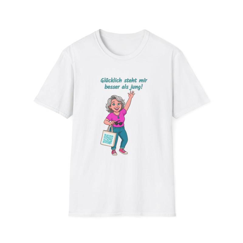 Lebensfreude T-Shirt Für Frauen 50Plus | Lustiges Damen Shirt Mit Illustration Geschenkidee Mama, Oma, Freundin, Gute Laune von LebenslustEdition