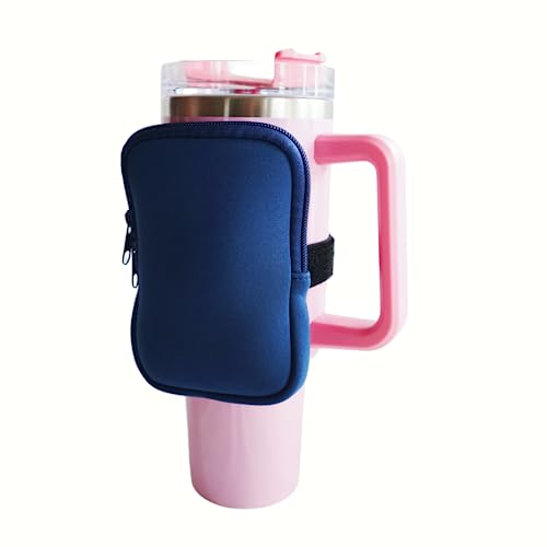 Lebitfun Stanley Wasserflasche mit Reißverschluss für Stanley Tumbler 1,2 l & IceFlow 50 ml / 850 ml, Fitness-Zubehör für Männer und Frauen, Stanley Bauchtasche für Karten, Schlüssel, Kopfhörer (#6) von Lebitfun