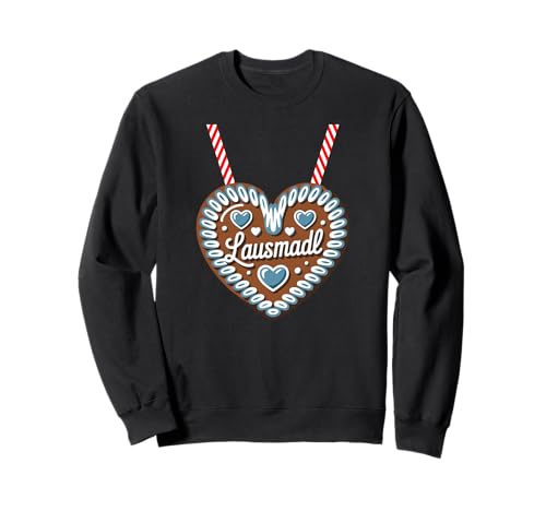 Lausmadl Lebkuchenherz Trachten Dirndl Sweatshirt Lausmadl Lebkuchenherz Trachten Dirndl Sweatshirt von Lebkuchenherz für Bayerische Mädels