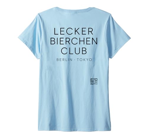Damen Lecker Bierchen Club - Text auf Rückseite T-Shirt mit V-Ausschnitt Damen Lecker Bierchen Club - Text auf Rückseite T-Shirt mit V-Ausschnitt von Lecker Bierchen Club - Text auf Rückseite