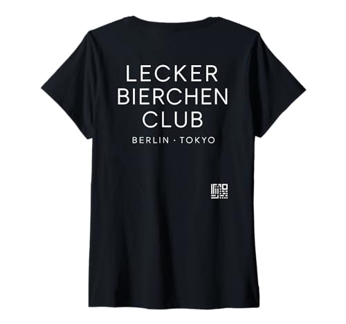 Damen Lecker Bierchen Club - Text auf Rückseite T-Shirt mit V-Ausschnitt Damen Lecker Bierchen Club - Text auf Rückseite T-Shirt mit V-Ausschnitt von Lecker Bierchen Club - Text auf Rückseite