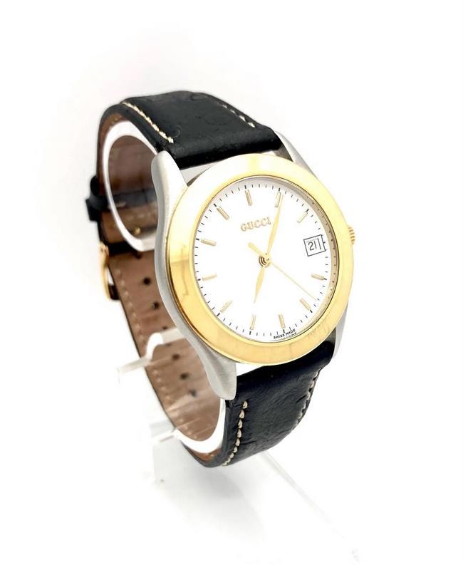Gucci Uhr 530/536M Automatik | Extrem Selten von LeclaireDesign