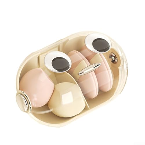 Lecreatekit Funktionaler Make-up-Organizer zur Wandmontage, für den täglichen Gebrauch (A weiß) von Lecreatekit