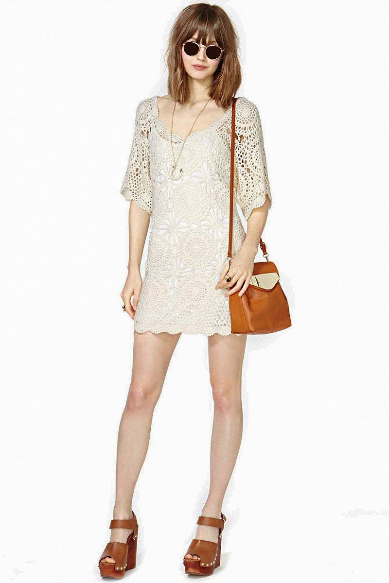 Häkeln Sie Mode-Trends - Exklusive Häkeln-Sommerkleid Kundenspezifisch Konfektioniert von LecrochetArt