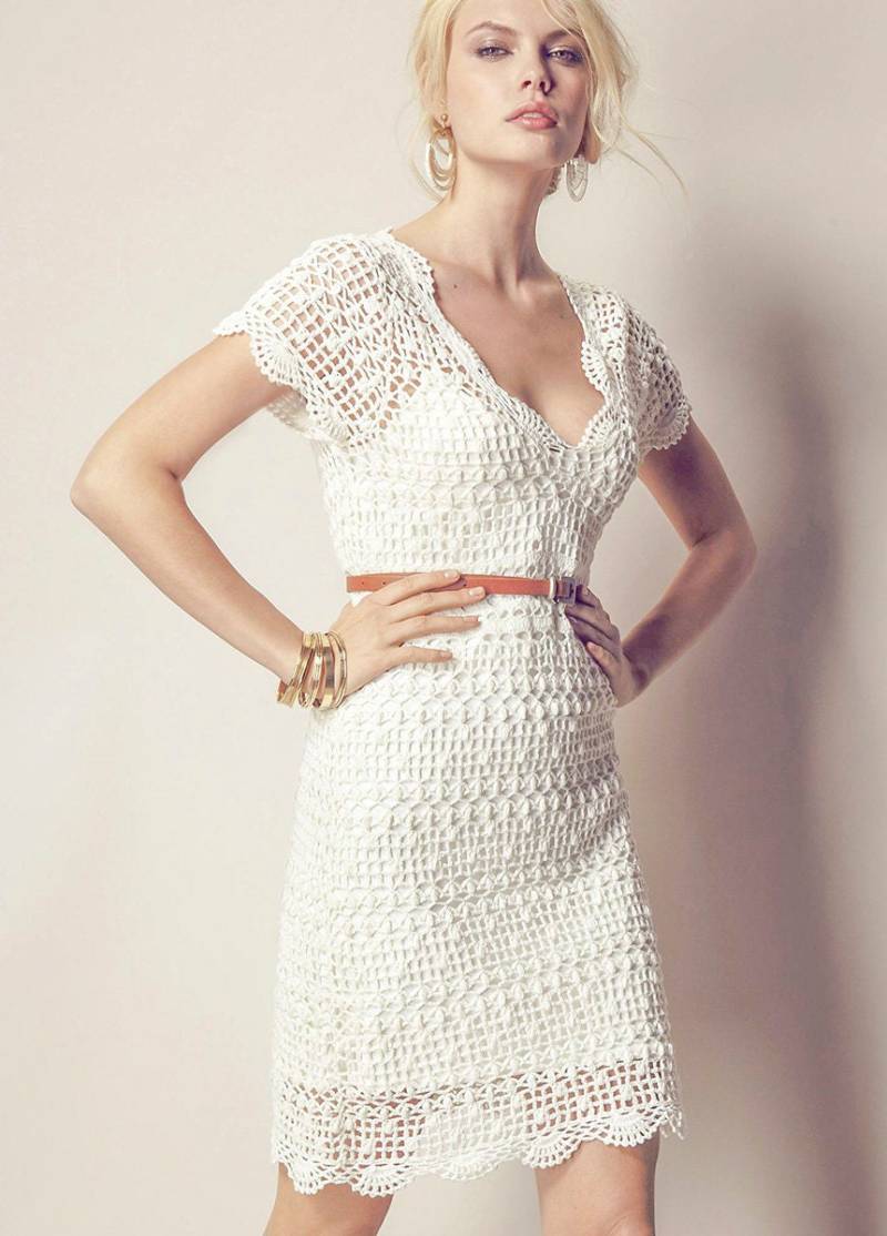 Häkeln Sie Mode-Trends - Exklusive Häkeln-Sommerkleid Kundenspezifisch Konfektioniert von LecrochetArt