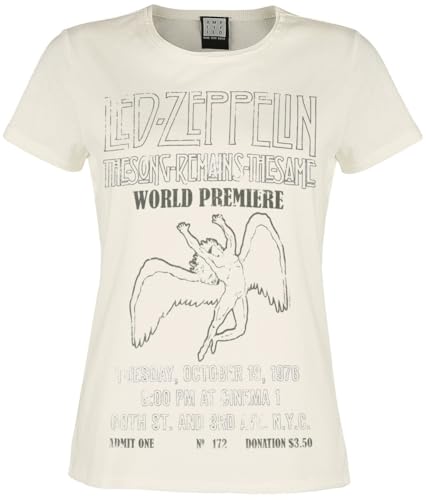 Led Zeppelin Amplified Collection - The Song Remains The Same Frauen T-Shirt altweiß XL von Led Zeppelin