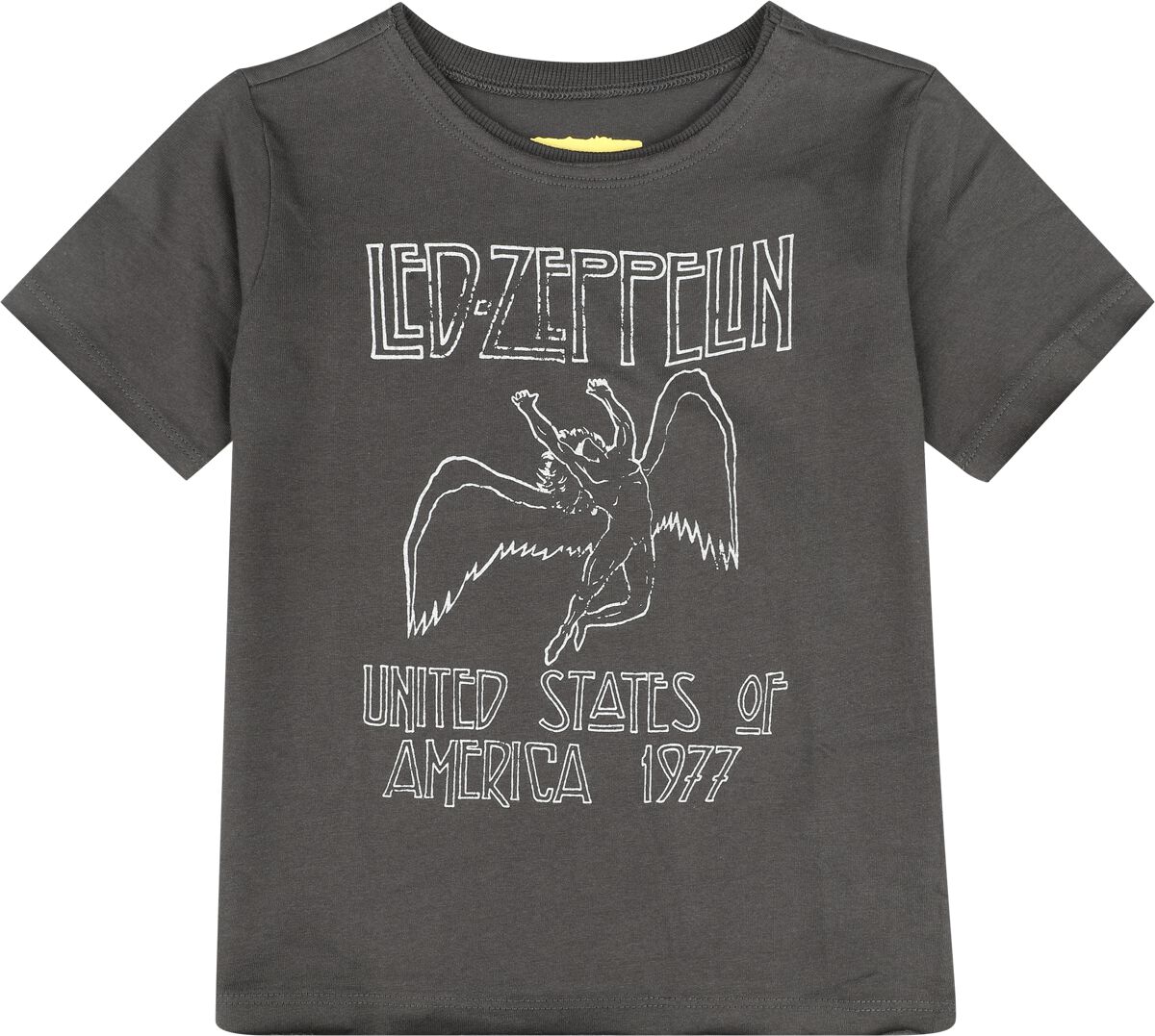 Led Zeppelin Amplified Collection - Kids - US 77 Tour T-Shirt charcoal in 128 von Led Zeppelin