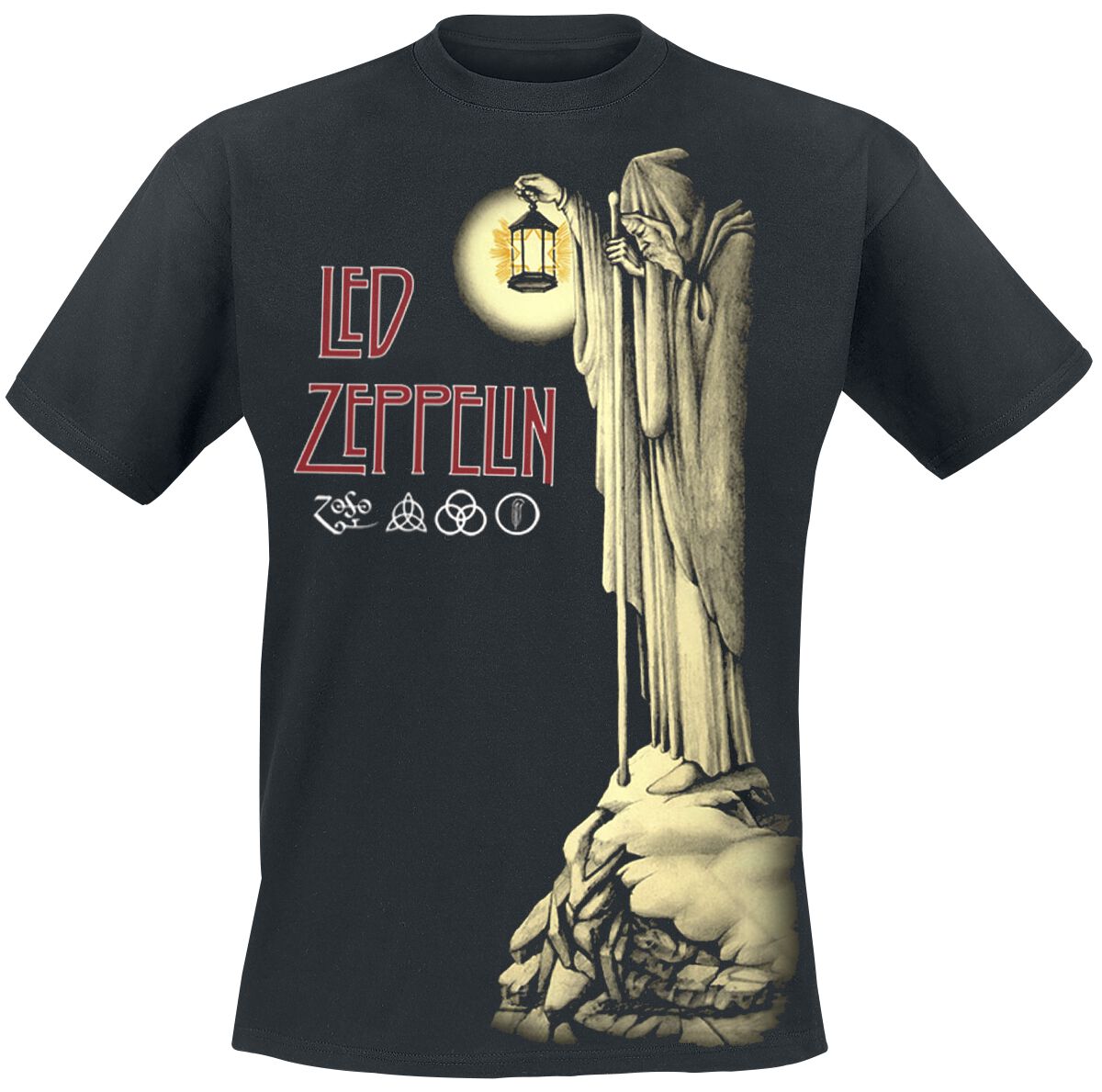 Led Zeppelin Hermit T-Shirt schwarz in M von Led Zeppelin