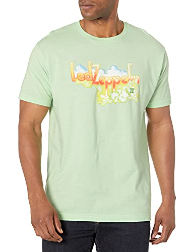 Led Zeppelin Herren Iii Lime T-Shirt, Groß von Led Zeppelin