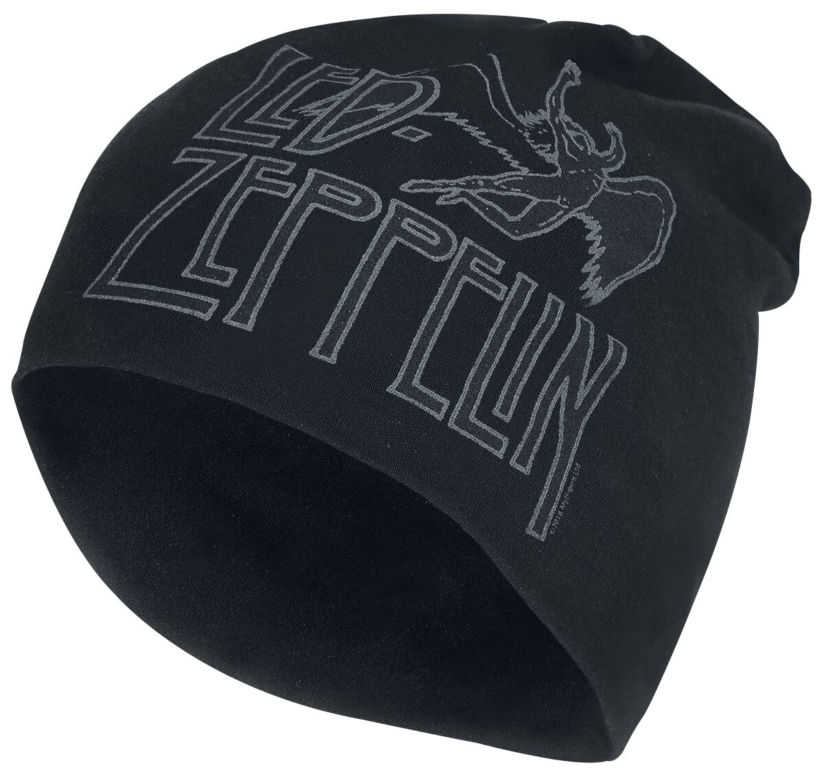 Led Zeppelin Mütze - Icarus - Light Beanie - schwarz  - Lizenziertes Merchandise! von Led Zeppelin