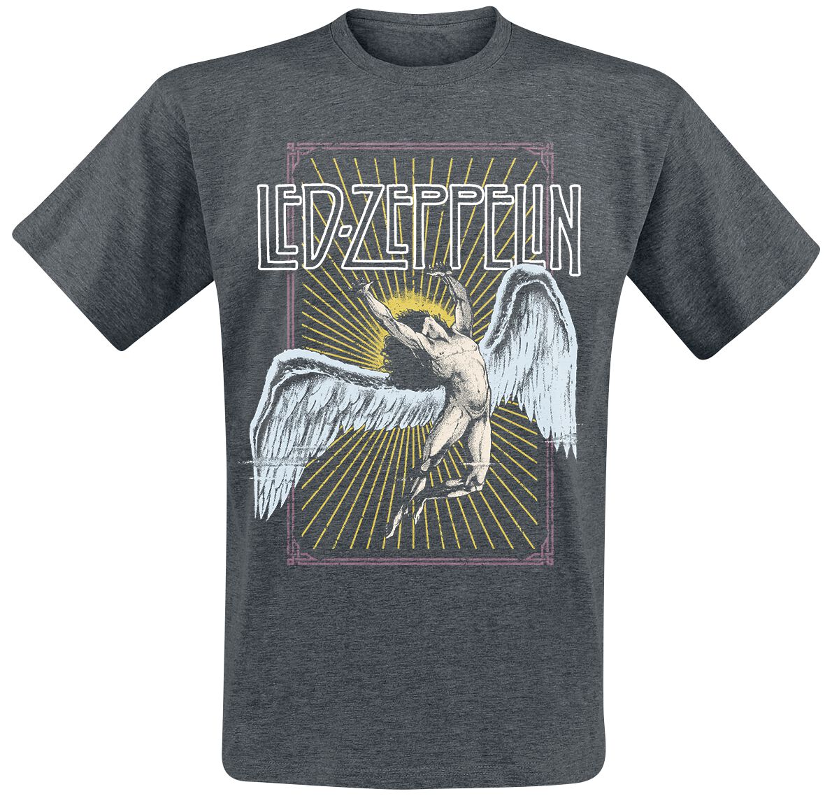 Led Zeppelin T-Shirt - Icarus Colour - S bis XXL - für Männer - Größe S - dunkelgrau - Lizenziertes Merchandise! Led Zeppelin T-Shirt - Icarus Colour - S bis XXL - für Männer - Größe S - dunkelgrau - Lizenziertes Merchandise! von Led Zeppelin