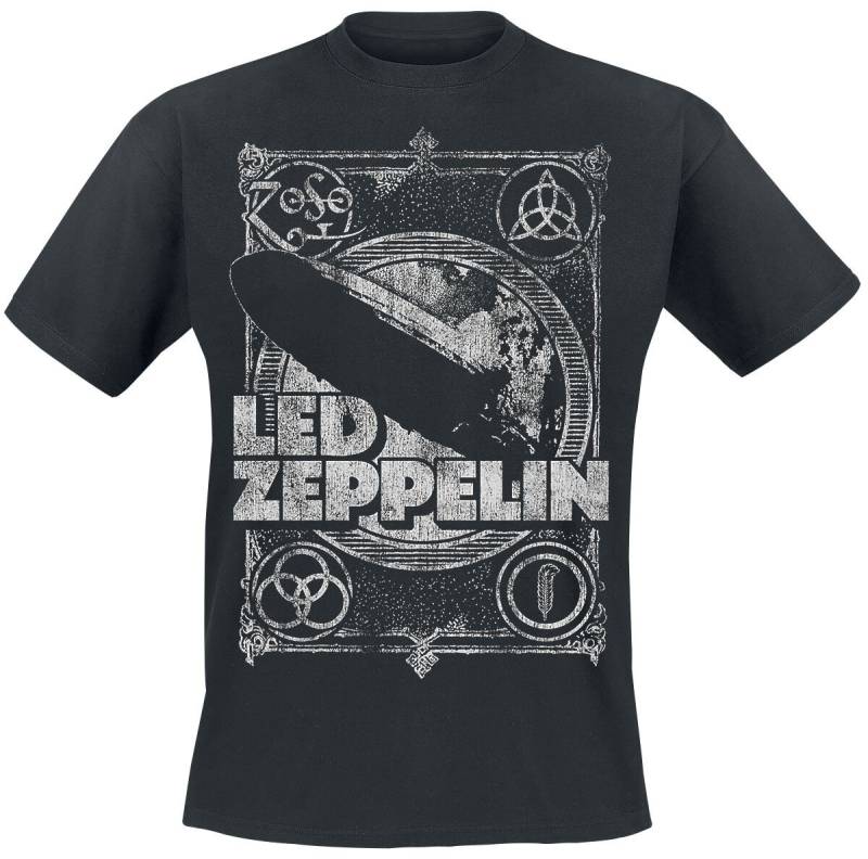 Led Zeppelin T-Shirt - Shook Me - S bis 4XL - für Männer - Größe 4XL - schwarz  - Lizenziertes Merchandise! von Led Zeppelin
