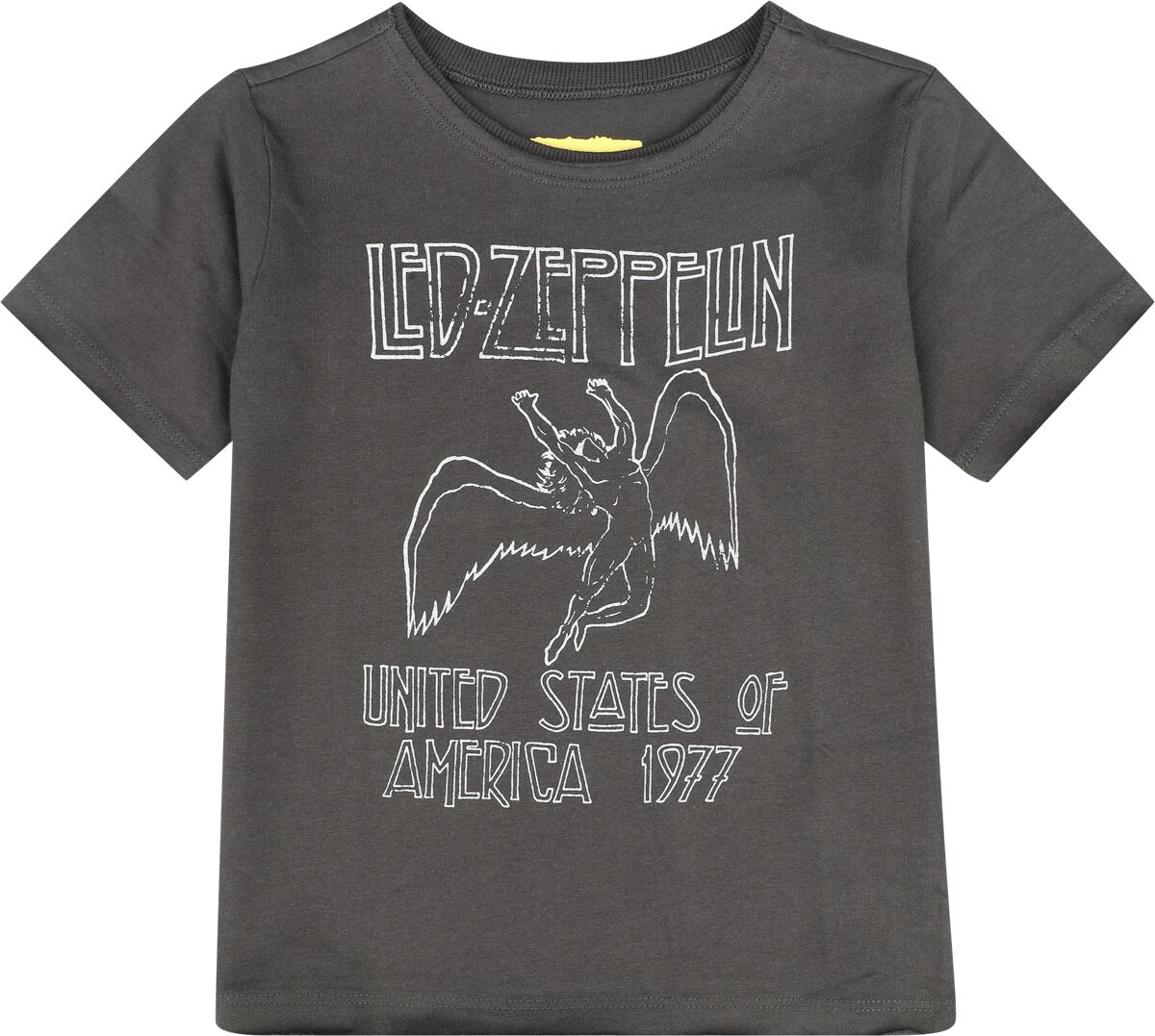 Led Zeppelin T-Shirt für Kinder - Amplified Collection - Kids - US 77 Tour - für Mädchen & Jungen - charcoal  - Lizenziertes Merchandise! von Led Zeppelin