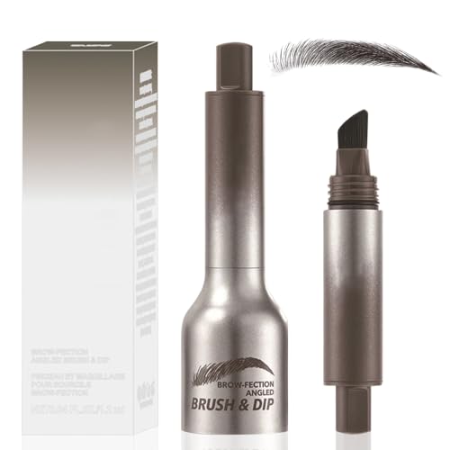 Ledeak Augenbrauenstift Härchenzeichnung Wasserfest, Magischer Augenbrauen Stift, Multifunktionaler Abgewinkelter Augenbrauen Bürste, Augenbrauenstift Flüssig, Wischfest Eyebrow Pencil (Espresso) von Ledeak