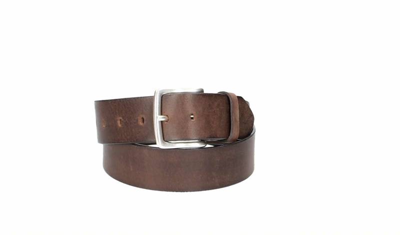 Ledergürtel 45mm breit Braun von Leder Bazlen