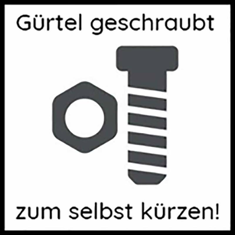 Leder Bazlen Gürtel matt in Grün, 40mm breit grün von Leder Bazlen