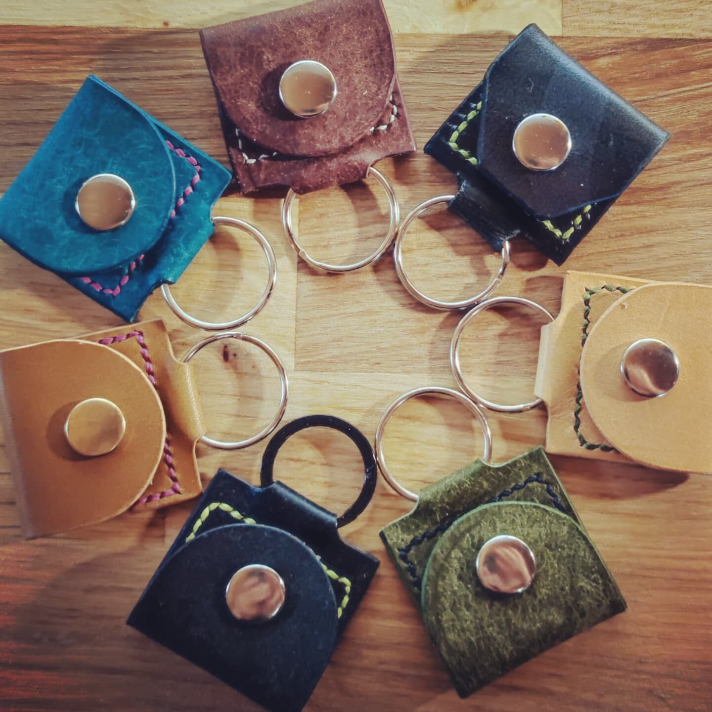 Talertäschchen Einkaufswagenchip Schlüsselanhänger von LederBarShop
