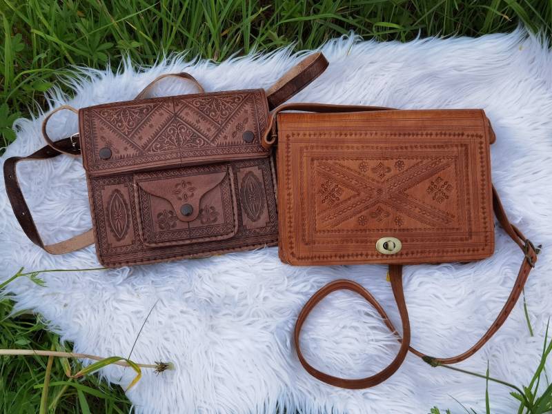 Leather Bag, Handmade Genuine Leather Shoulder Gift For Women, Unisex Souvenir Of Morocco, Besace, Artisanal Leather Bag, Handmade Genuine Leather Shoulder Gift For Women, Unisex Souvenir Of Morocco, Besace, Artisanal von LederHandwerkDesign