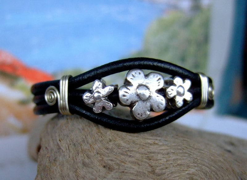 Lederarmband "Trifiori" Lederarmband "Trifiori" von LederPlus
