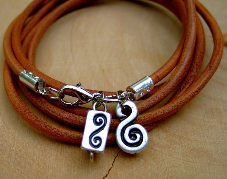 Wickel-Lederarmband "Lumaca" Wickel-Lederarmband "Lumaca" von LederPlus