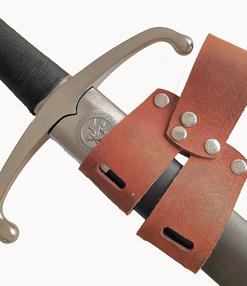 Schwerthalterung Für Gürtel Halterung Rechts Leder Große Schwerter Schwerthalterung Für Gürtel Halterung Rechts Leder Große Schwerter von LederSchmiedeEu
