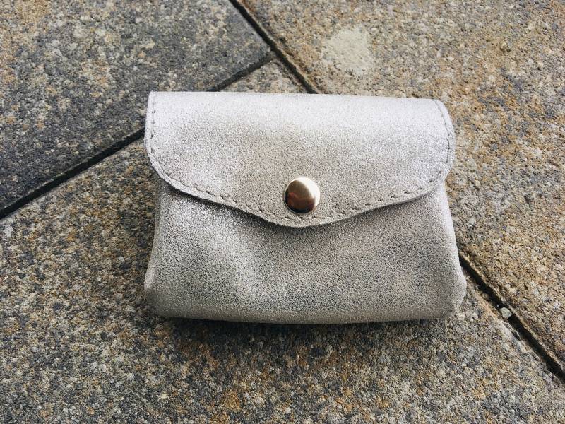 Kleiner Geldbeutel Mit 3 Fächern, Etui Für Geldkarten, Leder, Handmade in Germany, Portemonnaie von LederStichundCo