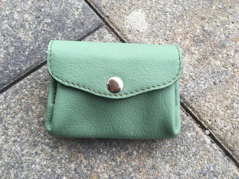 Kleiner Geldbeutel Mit 3 Fächern, Etui Für Geldkarten, Leder, Handmade in Germany, Portemonnaie von LederStichundCo