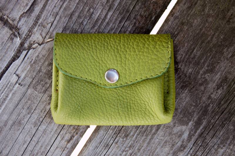 Kleiner Geldbeutel Mit 3 Fächern, Etui Für Geldkarten, Leder, Handmade in Germany, Portemonnaie von LederStichundCo