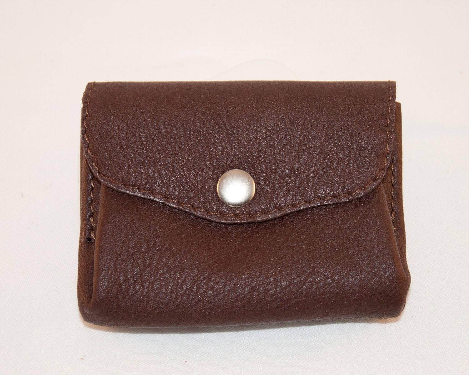 Kleiner Geldbeutel Mit 3 Fächern, Etui Für Geldkarten, Leder, Handmade in Germany, Portemonnaie von LederStichundCo