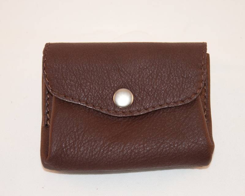 Kleiner Geldbeutel Mit 3 Fächern, Etui Für Geldkarten, Leder, Handmade in Germany, Portemonnaie von LederStichundCo