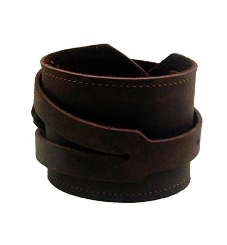 Lederarmband Classic Farbe dunkelbraun Armband Echtleder von Lederecke Konstanz