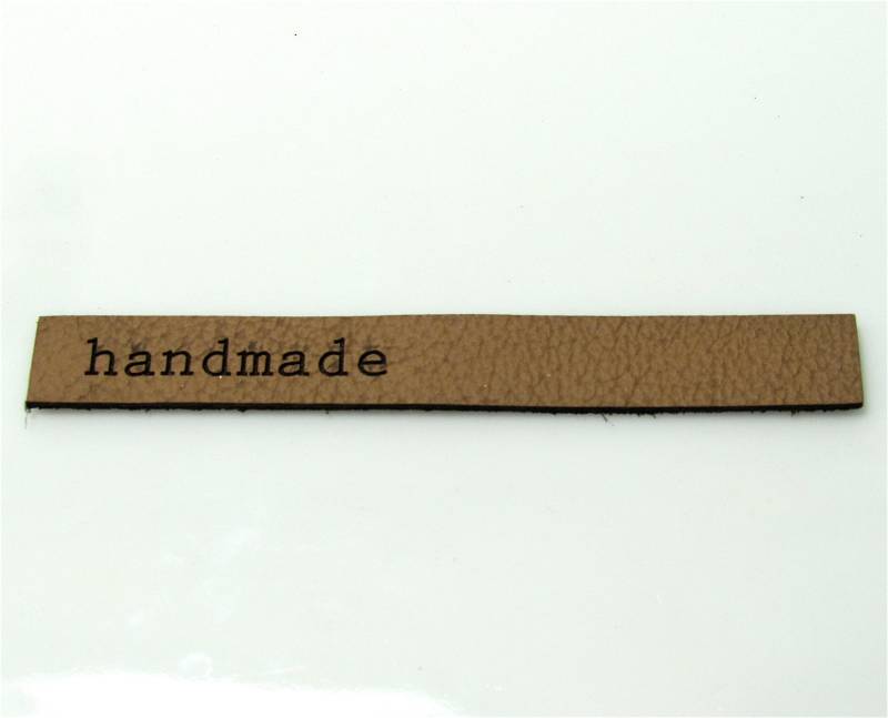 Leder-Etikett Für Bündchen 80 X 10 Mm in 15 Farben, Lederlabel Handmade, Label Decken, Pullis, Taschen, Hundehalsband Lederetikett von Lederetikett