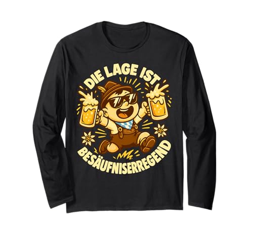 Oktoberfest Lederhosn Wiesen Dirndl Ersatz Tracht Trachten Langarmshirt Oktoberfest Lederhosn Wiesen Dirndl Ersatz Tracht Trachten Langarmshirt von Lederhosen Dirndel Wiesn Trachtenshirt Bayrisch