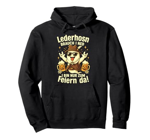 Oktoberfest Lederhosn Wiesen Dirndl Ersatz Tracht Trachten Pullover Hoodie von Lederhosen Dirndel Wiesn Trachtenshirt Bayrisch