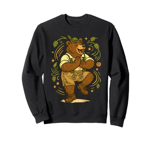 Oktoberfest Lederhosn Wiesen Dirndl Ersatz Tracht Trachten Sweatshirt Oktoberfest Lederhosn Wiesen Dirndl Ersatz Tracht Trachten Sweatshirt von Lederhosen Dirndel Wiesn Trachtenshirt Bayrisch