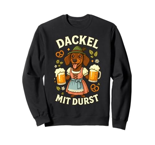 Oktoberfest Lederhosn Wiesen Dirndl Ersatz Tracht Trachten Sweatshirt von Lederhosen Dirndel Wiesn Trachtenshirt Bayrisch