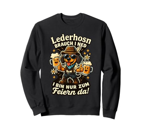 Oktoberfest Lederhosn Wiesen Dirndl Ersatz Tracht Trachten Sweatshirt von Lederhosen Dirndel Wiesn Trachtenshirt Bayrisch