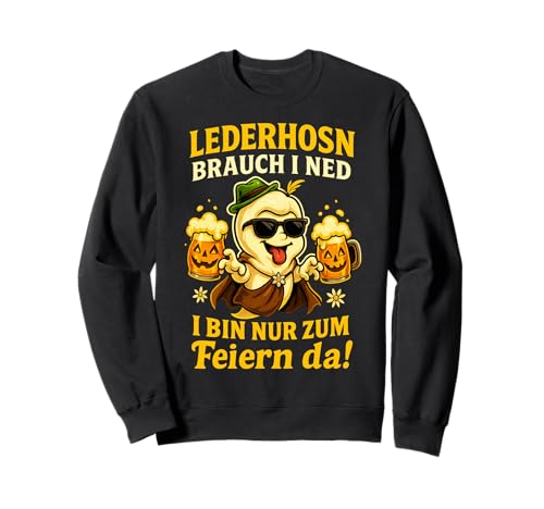Oktoberfest Lederhosn Wiesen Dirndl Ersatz Tracht Trachten Sweatshirt von Lederhosen Dirndel Wiesn Trachtenshirt Bayrisch