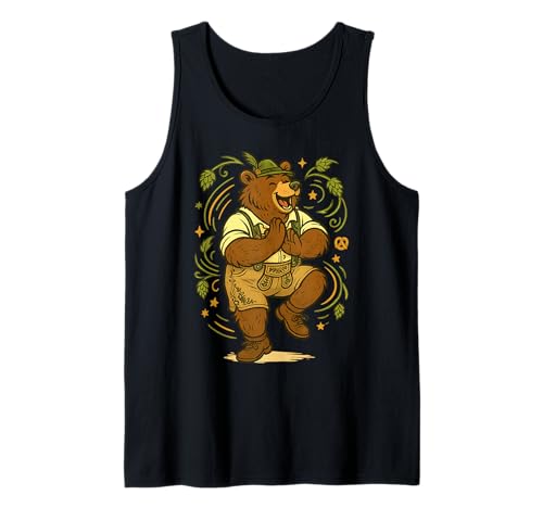 Oktoberfest Lederhosn Wiesen Dirndl Ersatz Tracht Trachten Tank Top Oktoberfest Lederhosn Wiesen Dirndl Ersatz Tracht Trachten Tank Top von Lederhosen Dirndel Wiesn Trachtenshirt Bayrisch