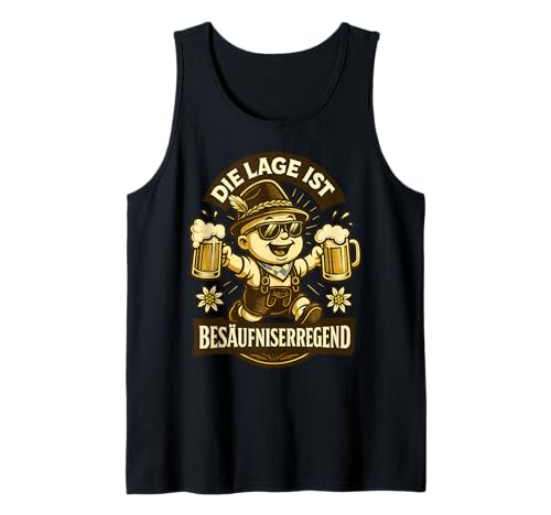 Oktoberfest Lederhosn Wiesen Dirndl Ersatz Tracht Trachten Tank Top Oktoberfest Lederhosn Wiesen Dirndl Ersatz Tracht Trachten Tank Top von Lederhosen Dirndel Wiesn Trachtenshirt Bayrisch