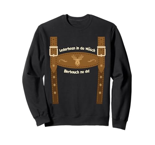 Lustiges Bayerisches Fest Outfit 2025 – Männer Trachten Sweatshirt Lustiges Bayerisches Fest Outfit 2025 – Männer Trachten Sweatshirt von Lederhosen-Ersatz mit witzigem Spruch