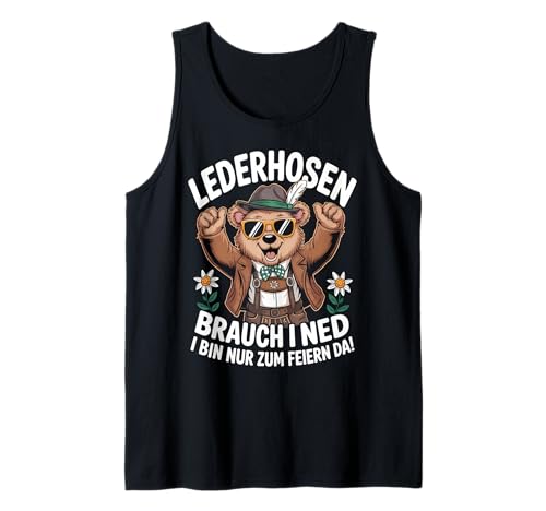 Herren Lustig Herren Trachtenshirt Tracht Lederhosen brauch i ned Tank Top Herren Lustig Herren Trachtenshirt Tracht Lederhosen brauch i ned Tank Top von Lederhosen Trachten Shirts für Herren